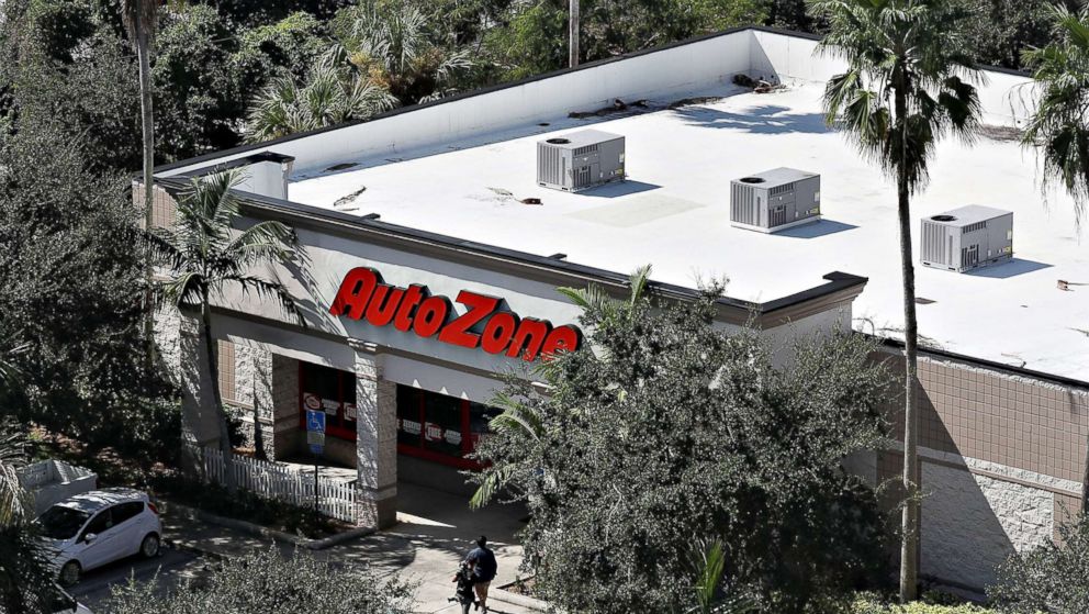 PHOTO: The AutoZone at 801 S. State Road 7 where Cesar Sayoc, a 56-year-old man from Aventura, Fla., was arrested in the possible connection with pipe bombs being mailed to critics of President Donald Trump on Oct. 26, 2018 in Plantation, Fla.