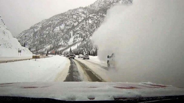 Family recalls terrifying moment a fast-moving avalanche swept over ...