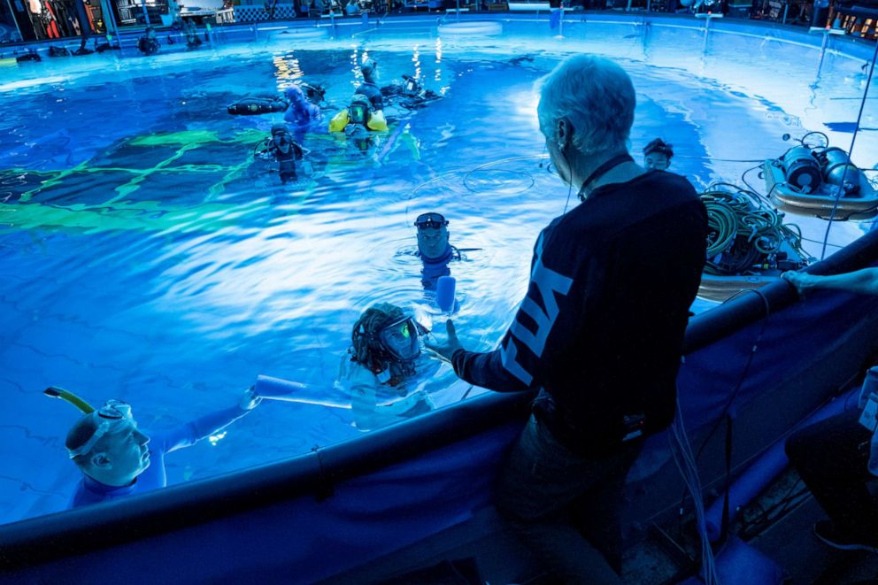 PHOTO: James Cameron filmed most of "Avatar: The Way of Water" with the cast underwater.