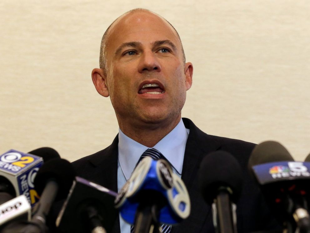 PHOTO: Attorney Michael Avenatti speaks at a news conference, Friday, Feb. 22, 2019, in Chicago. R&B star R. Kelly was charged Friday with aggravated sexual abuse involving four victims, including at least three between the ages of 13 and 17.