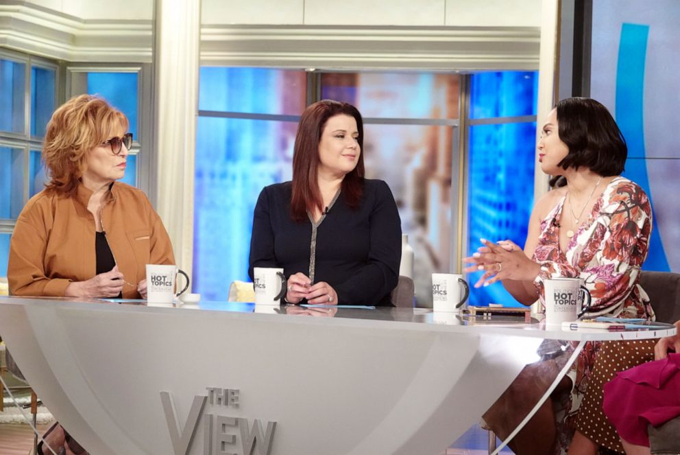 PHOTO: Ayesha Curry opens up about her diverse heritage with "The View" co-host Joy Behar and guest co-host Ana Navarro on Friday, June 21, 2019.