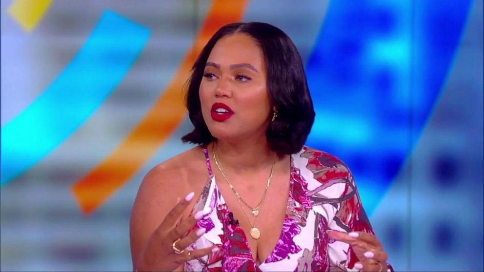 PHOTO: Ayesha Curry opens up about her diverse heritage on "The View" Friday, June 21, 2019.