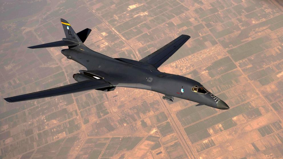PHOTO: A B1B Lancer flies over the skies of Iraq in this U.S. Air Force file photo.