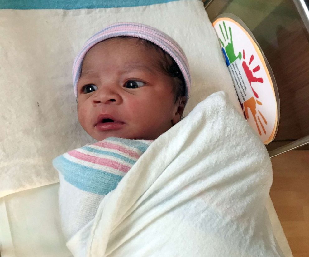 PHOTO: LeeAnn Bienaime of Chesapeake, Va., gave birth to her firstborn in her bathtub on Aug. 24, 2019 after being told to go home by the hospital hours before.