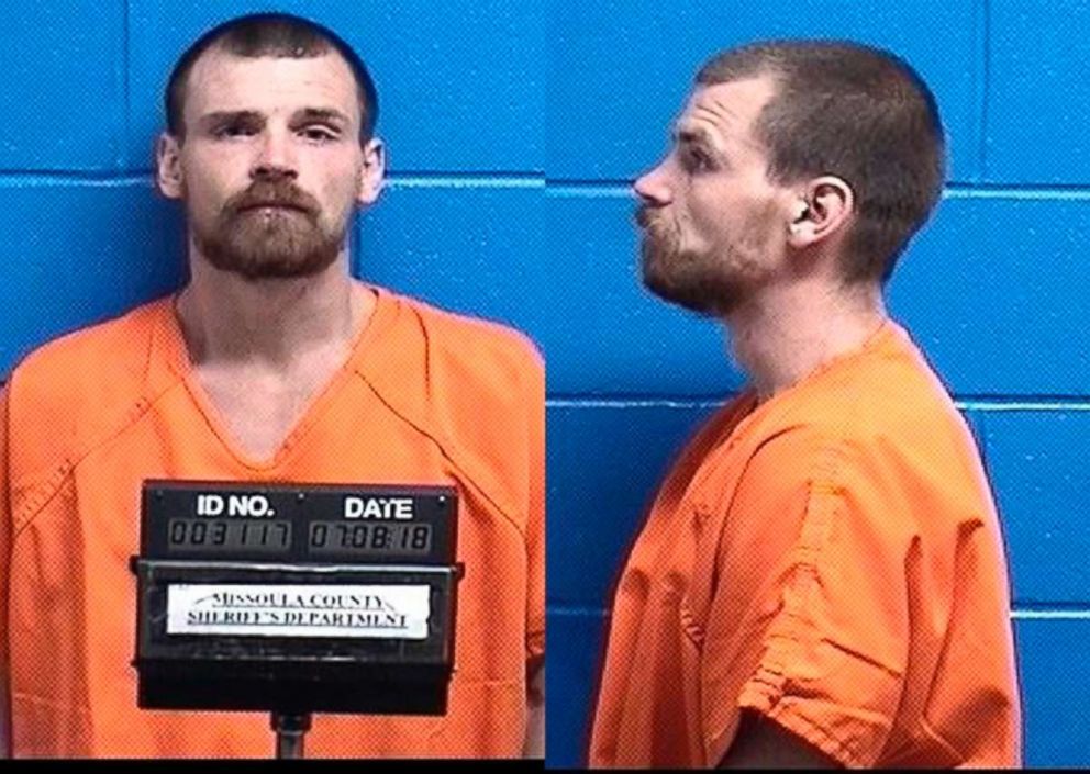 PHOTO: A July 8, 2018 booking photo provided by the Missoula County Jail shows suspect Francis Crowley, who was charged with criminal endangerment.