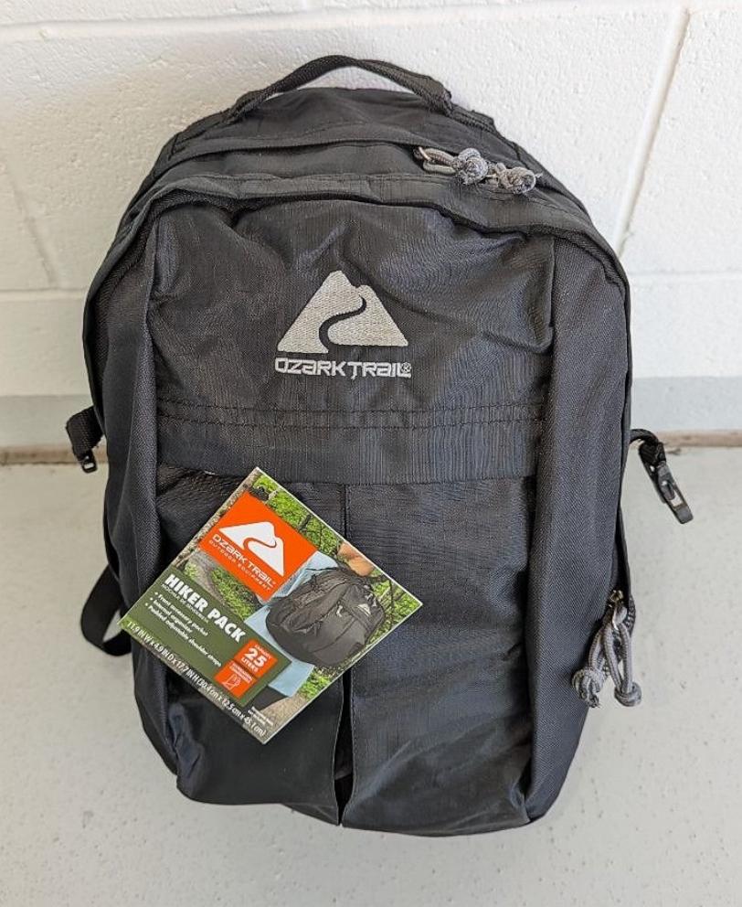 PHOTO: The FBI Phoenix posted this photo to their X account, Feb. 12, 2026, of the black, 25-liter ‘Ozark Trail Hiker Pack’ backpack the suspect was wearing in the Ring video in connection to the disappearance of Nancy Guthrie.