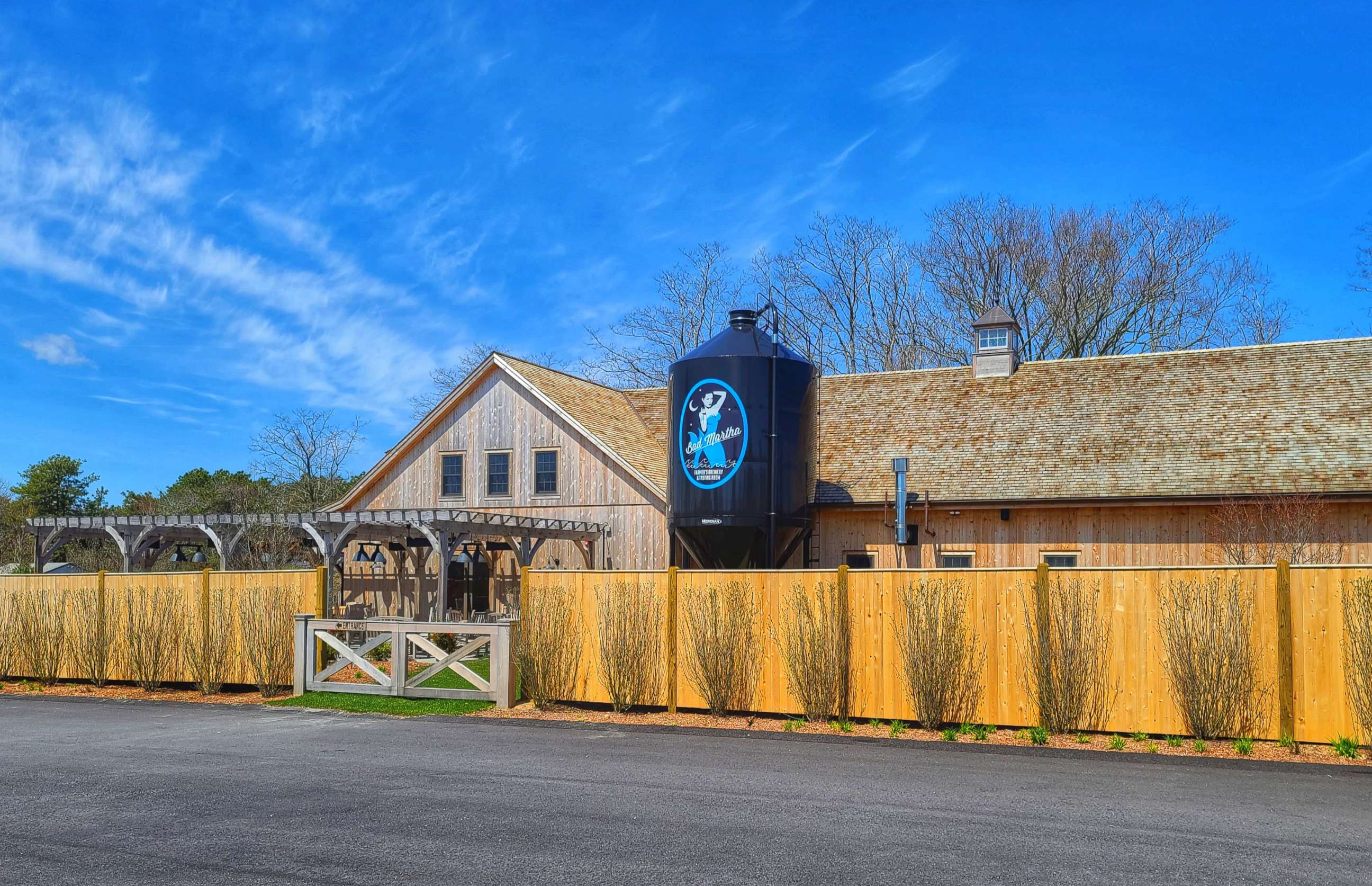 PHOTO: Bad Martha Farmer's Brewery in East Falmouth, Mass., the company's second location, opened in September 2019 and then had to temporary close six months later due to the pandemic.