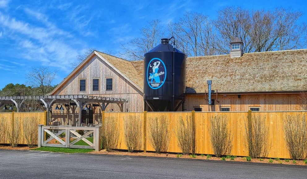 PHOTO: Bad Martha Farmer's Brewery in East Falmouth, Mass., the company's second location, opened in September 2019 and then had to temporary close six months later due to the pandemic.