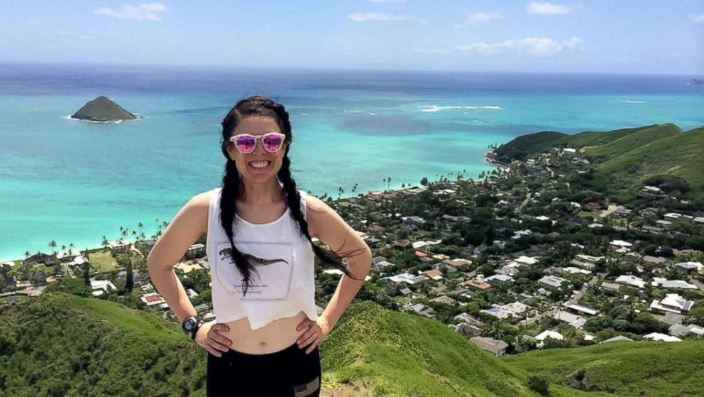 PHOTO: Army 1st Lt. Kathryn Bailey in Hawaii months before she was killed after her Black Hawk helicopter crashed off the coast of Oahu, Hawaii in August 2017.