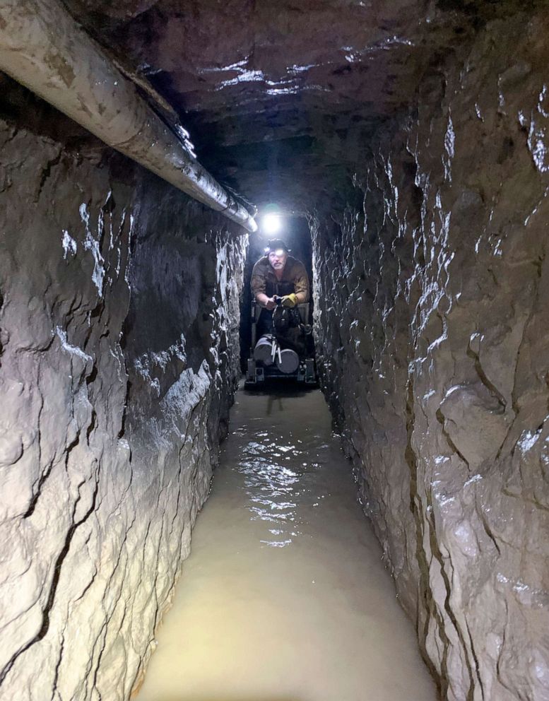 Handout photo taken Oct. 30, 2019 and released Jan. 28, 2020, shows the longest illicit cross-border tunnel from Mexico ever discovered along the Southwest border after a multi-year, investigation by U.S. Border Patrol San Diego Sector and partners. 