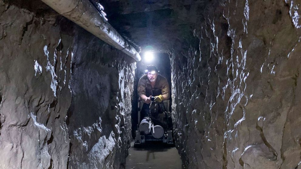 Handout photo taken Oct. 30, 2019 and released Jan. 28, 2020, shows the longest illicit cross-border tunnel from Mexico ever discovered along the Southwest border after a multi-year, investigation by U.S. Border Patrol San Diego Sector and partners. 