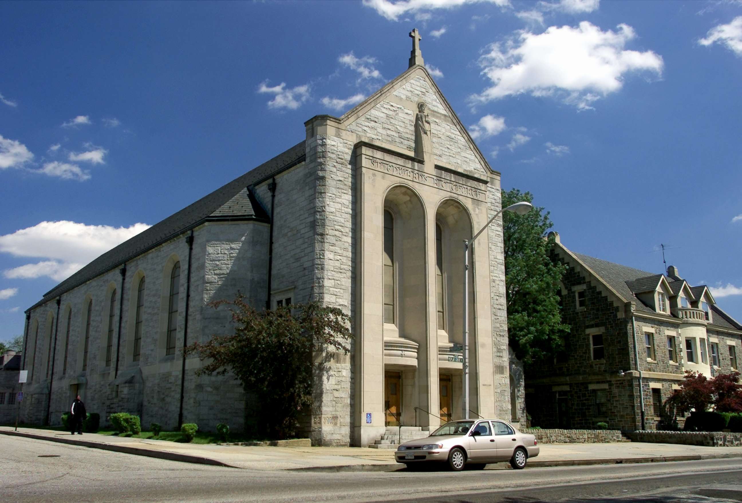 PHOTO: The St. Edward Roman Catholic Church, May 15, 2002, in Baltimore, Maryland.