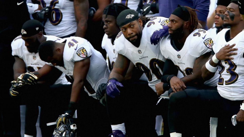 NFL players' kneeling is about 'bringing unity' to America, not