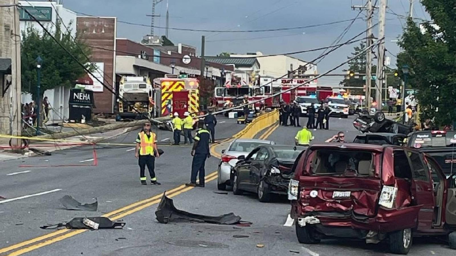 28 people injured after bus crashes into building in Maryland: Authorities