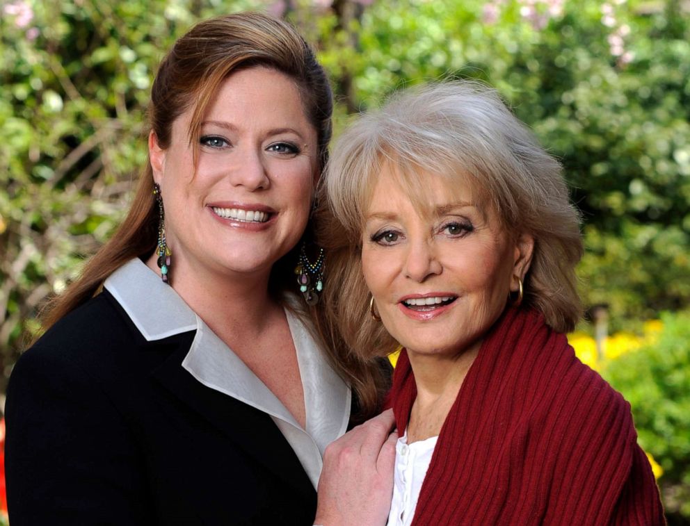  Barbara Walters is pictured with her daughter, Jackie Danforth, April 18, 2008.