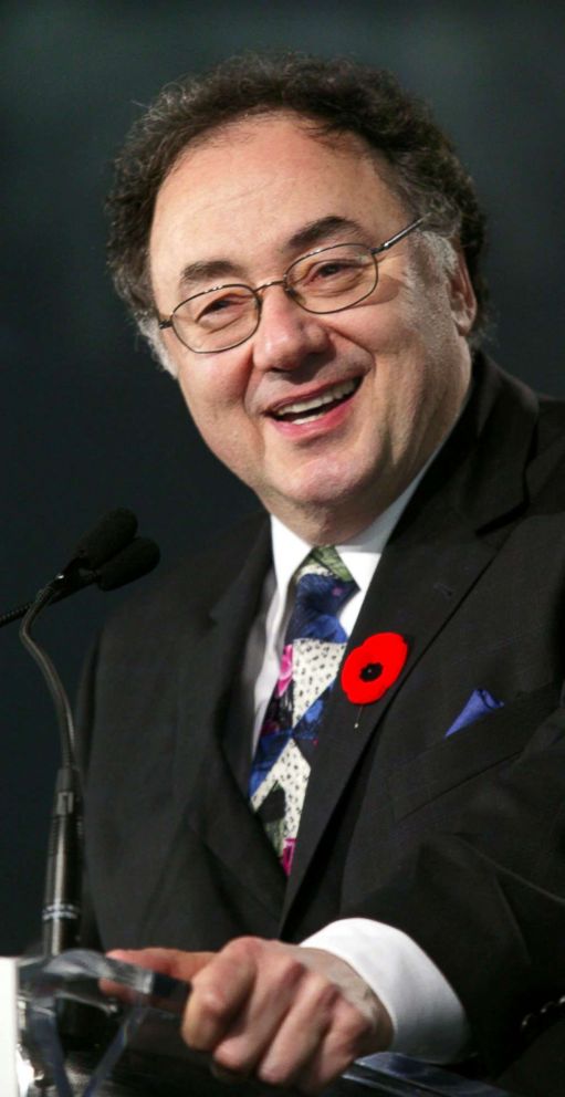 PHOTO: Dr. Bernard 'Barry' Sherman, founder, chairman and CEO of the Apotex Inc., a Canadian maker of generic drugs, speaks during at one of the company's plants in Toronto, Canada Nov. 9, 2004.
