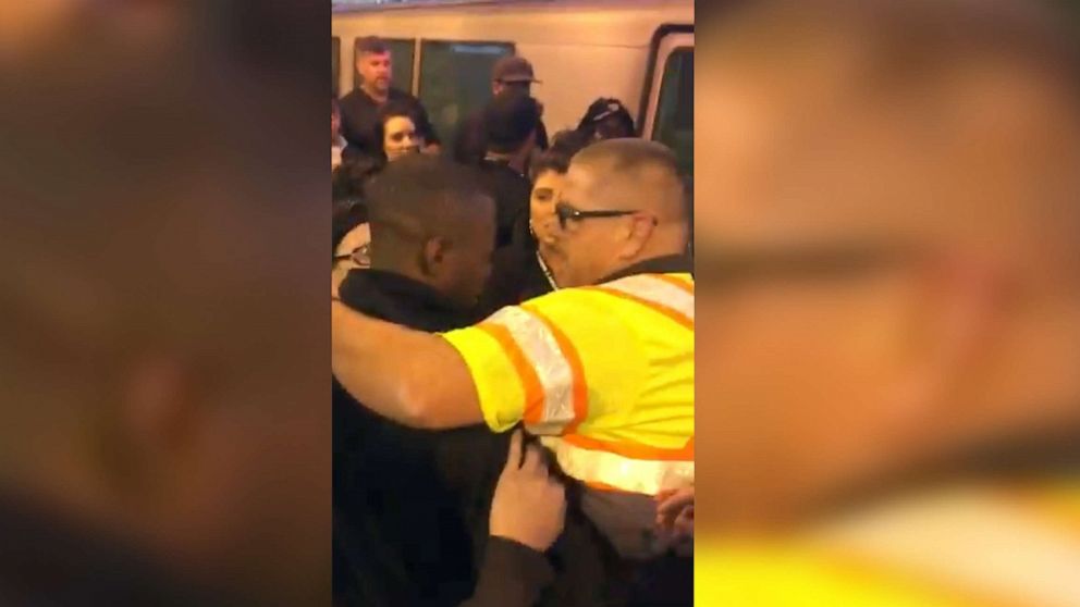 VIDEO: Man rescued seconds before being hit by subway train