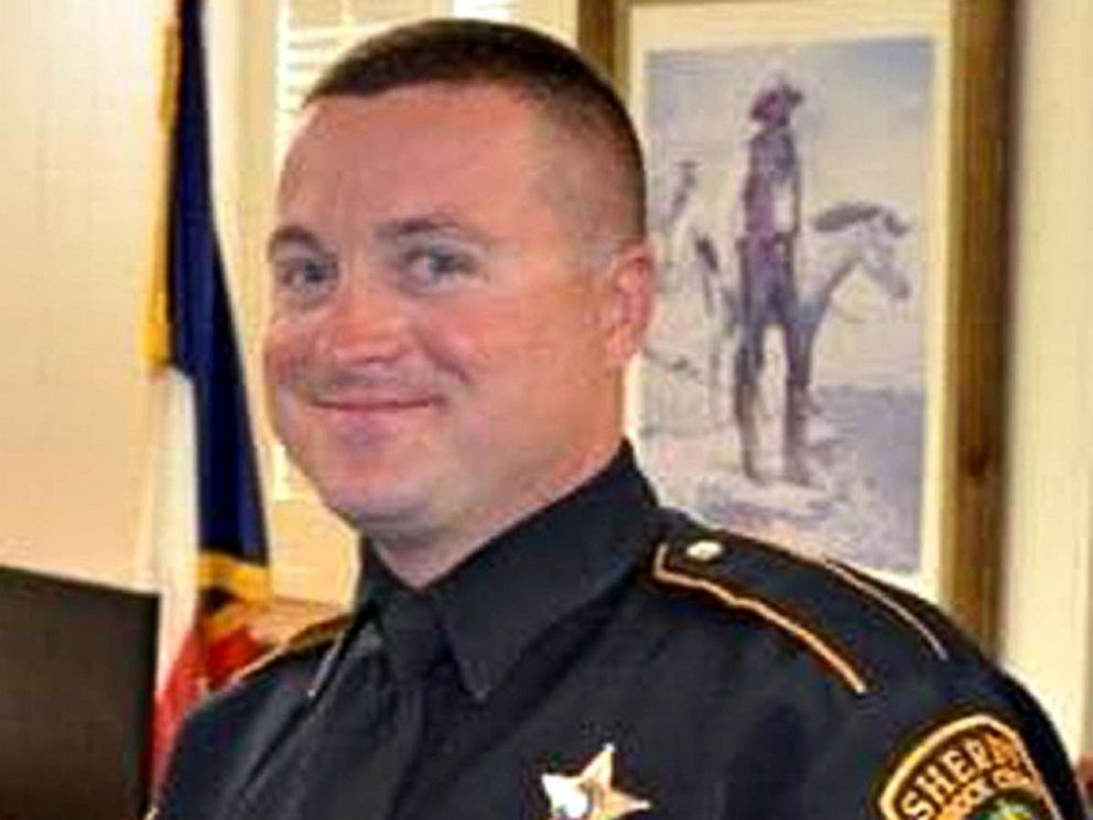PHOTO: Sergeant Josh Bartlett was shot and killed during a barricade at a home in the 1100 block of 10th Street in Levelland, Texas, July 15, 2021.