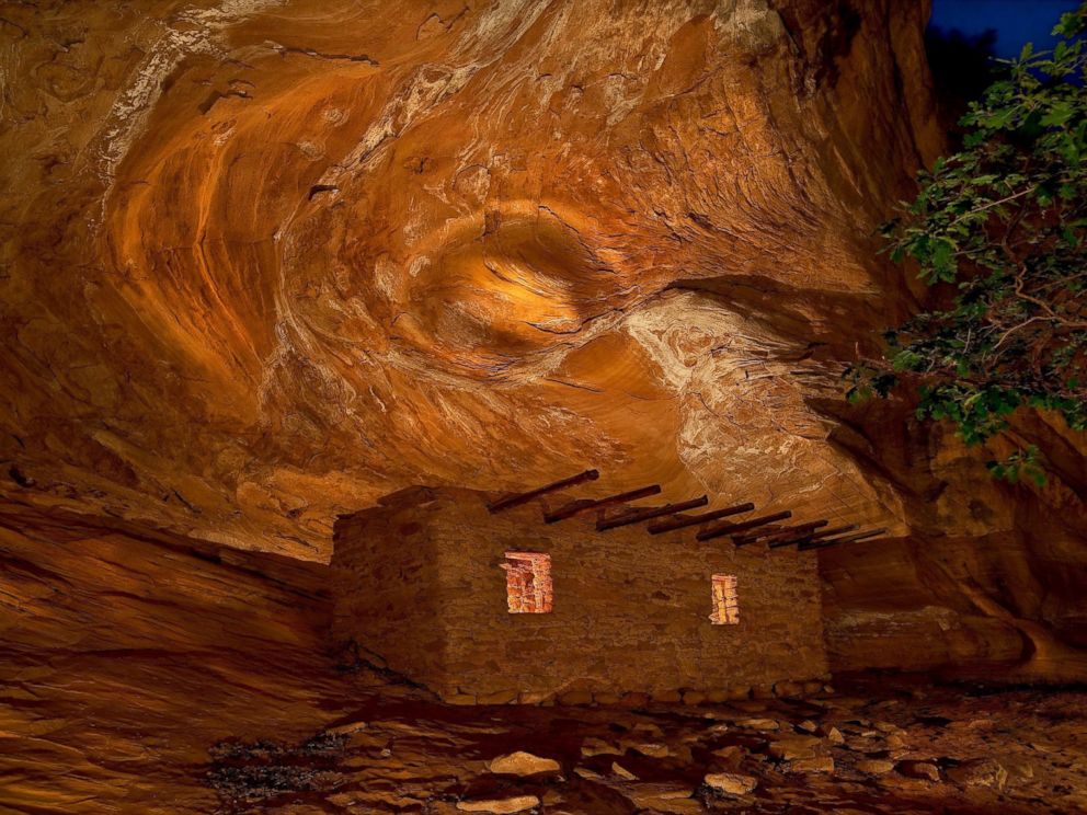 PHOTO: Doll House Ruin in Utah within the borders of the current Bears Ears National Monument. The ancient building is in pristine condition with an intact wood roof.