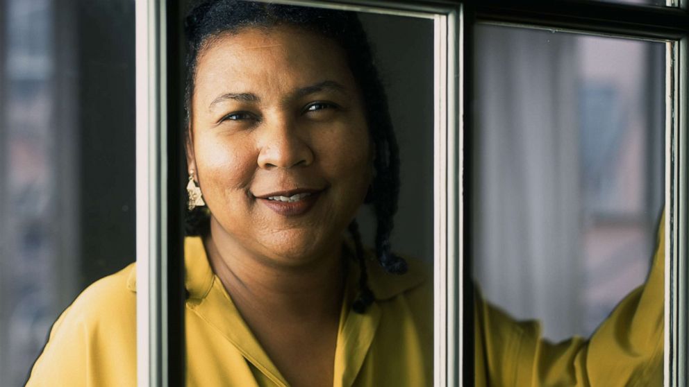 PHOTO: bell hooks poses for a portrait, Dec. 16, 1996, in New York.