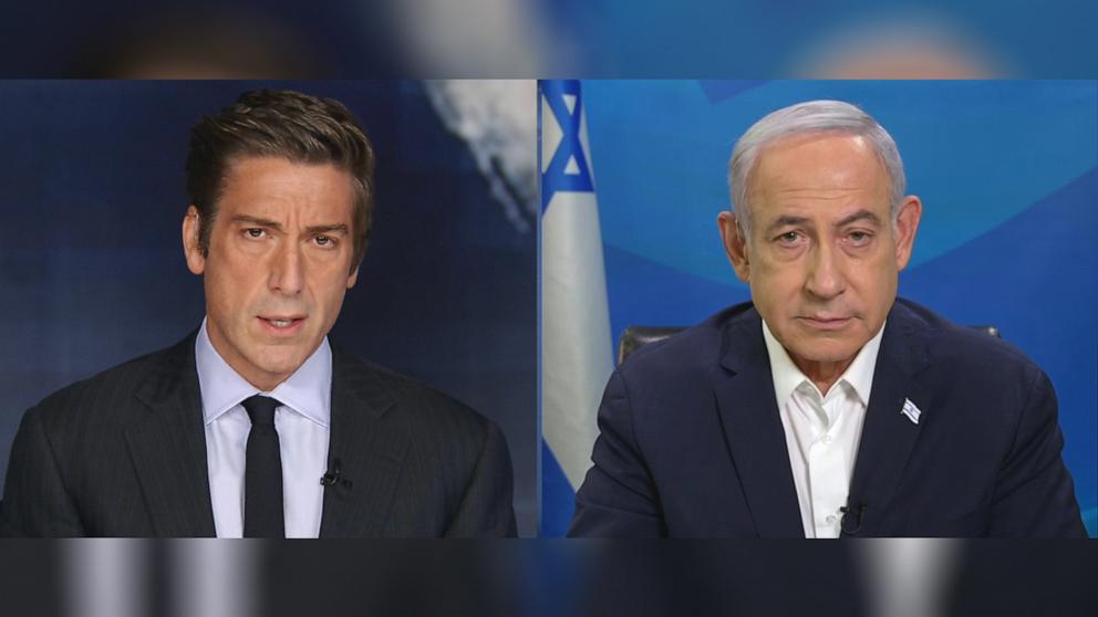 Netanyahu a Moir en ABC: No hay alto el fuego sin la liberación de los rehenes