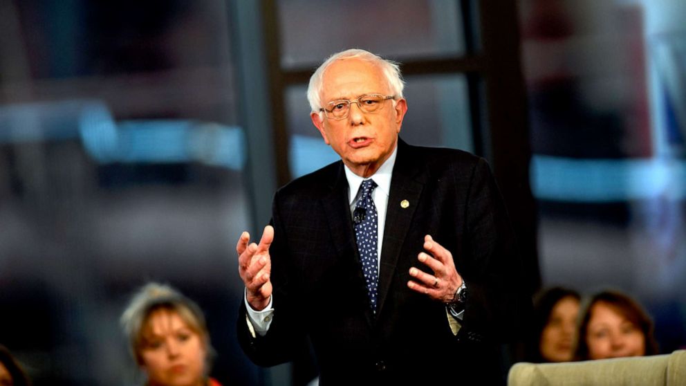 PHOTO: Sen. Bernie Sanders participates in a FOX News Town Hall at SteelStacks, April 15, 2019, in Bethlehem, Pennsylvania.