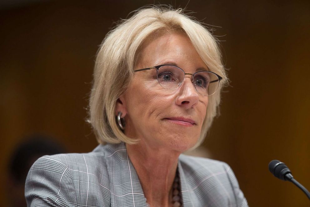 DeVos rules would cut estimated $13B in student loan relief - ABC News