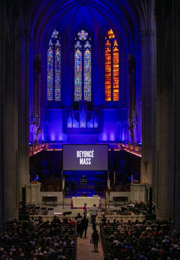 PHOTO: Grace Cathedral in San Francisco, held a Beyonce-themed mass, April 25, 2018.