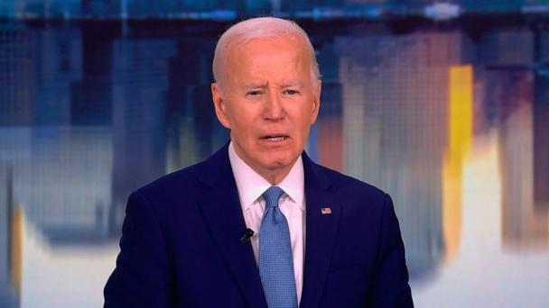 Former President Joe Biden appears on Abc News' The View, May 8, 2025.