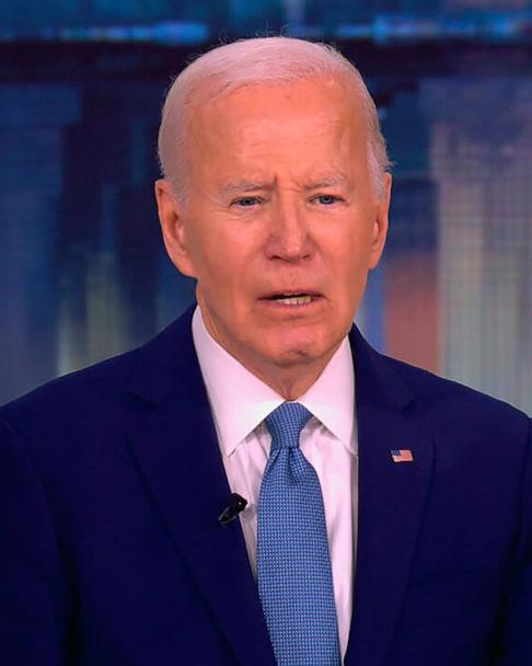 Former President Joe Biden appears on ABC News' The View, May 8, 2025.