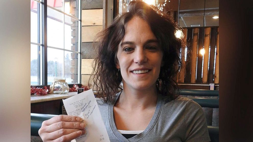 VIDEO:  Waitress gets life-changing tip