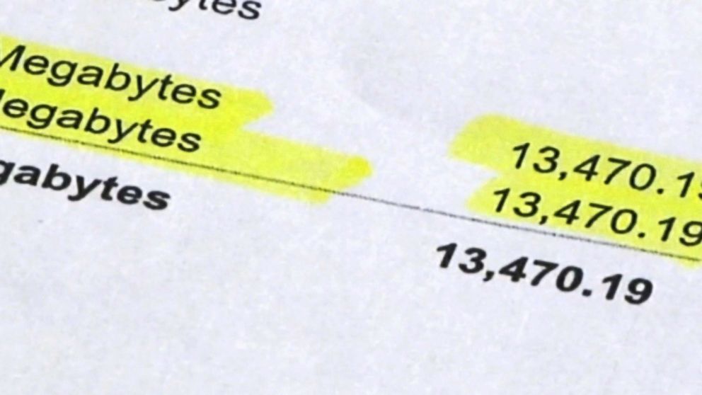 A family says it was wrongly billed $13,470 for using data overseas.