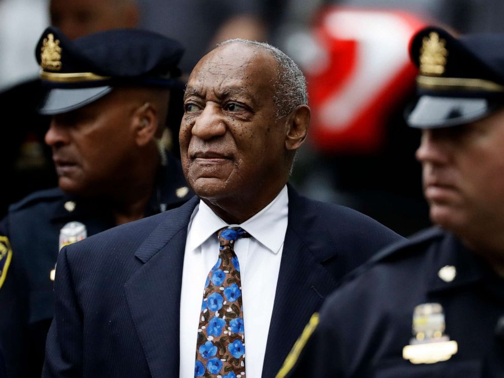 PHOTO: In this Sept. 24, 2018, Bill Cosby arrives for his sentencing hearing at the Montgomery County Courthouse, in Norristown, Pa.