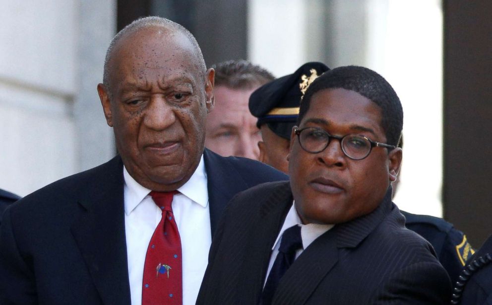 PHOTO: Actor and comedian Bill Cosby exits Montgomery County Courthouse after a jury convicted him in a sexual assault retrial in Norristown, Penn., April 26, 2018.