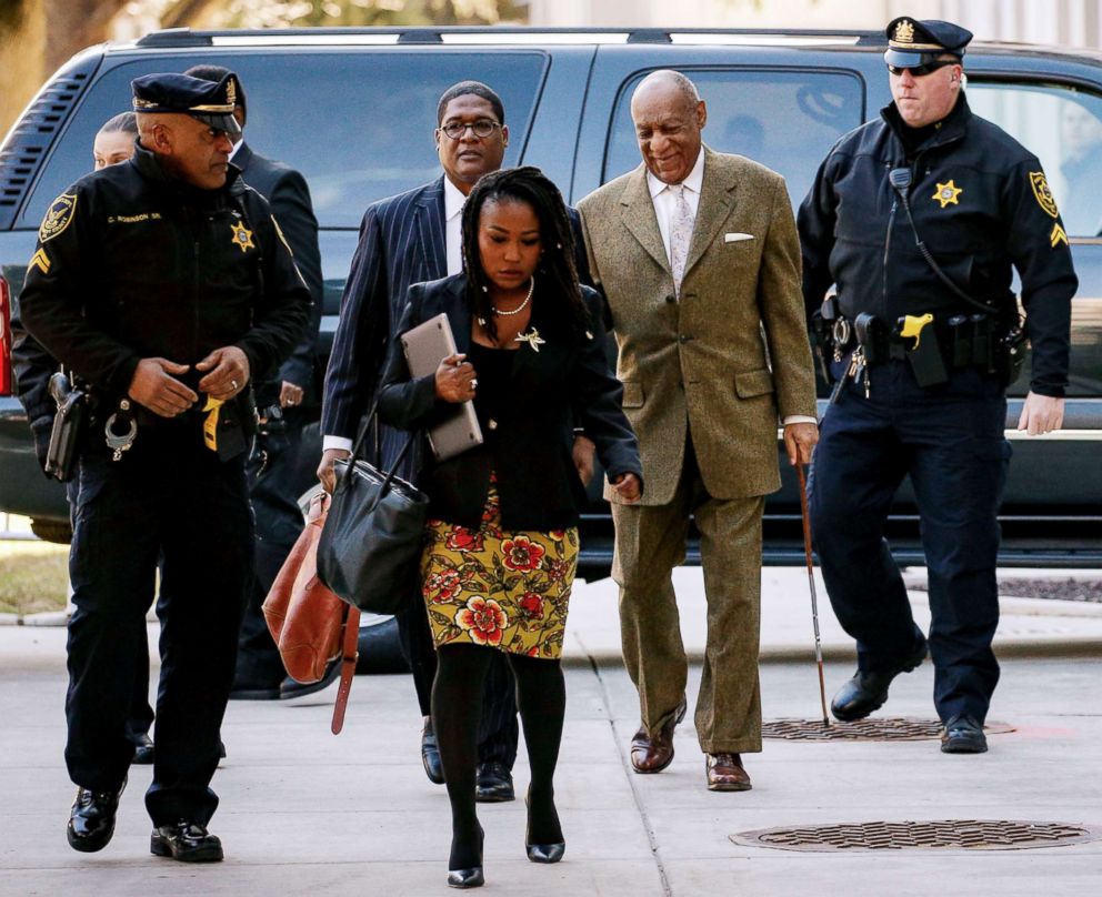 PHOTO: Bill Cosby arrives for a pretrial hearing for his sexual assault trial at the Montgomery County Courthousein Norristown, Pa., on March 5, 2018.