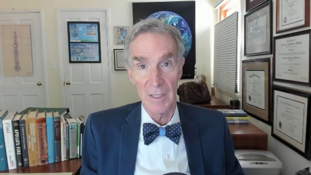 PHOTO: Bill Nye the Science Guy has a simple message for many of the same people who grew up learning from his television show: choose to stay at home and you will save lives.