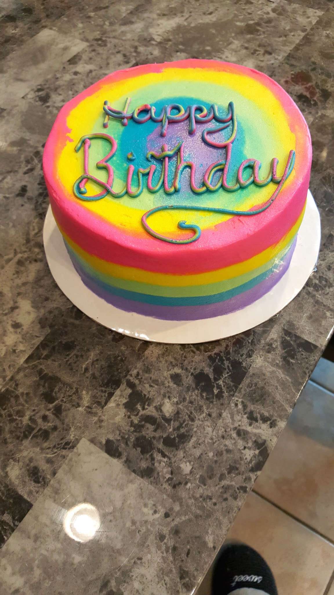 PHOTO: A birthday cake that was baked, designed and delivered by a member of the Montgomery County chapter of Birthday Cakes 4 Free, a non-profit organization that delivered free birthday cakes for people who wouldn't otherwise receive them. 