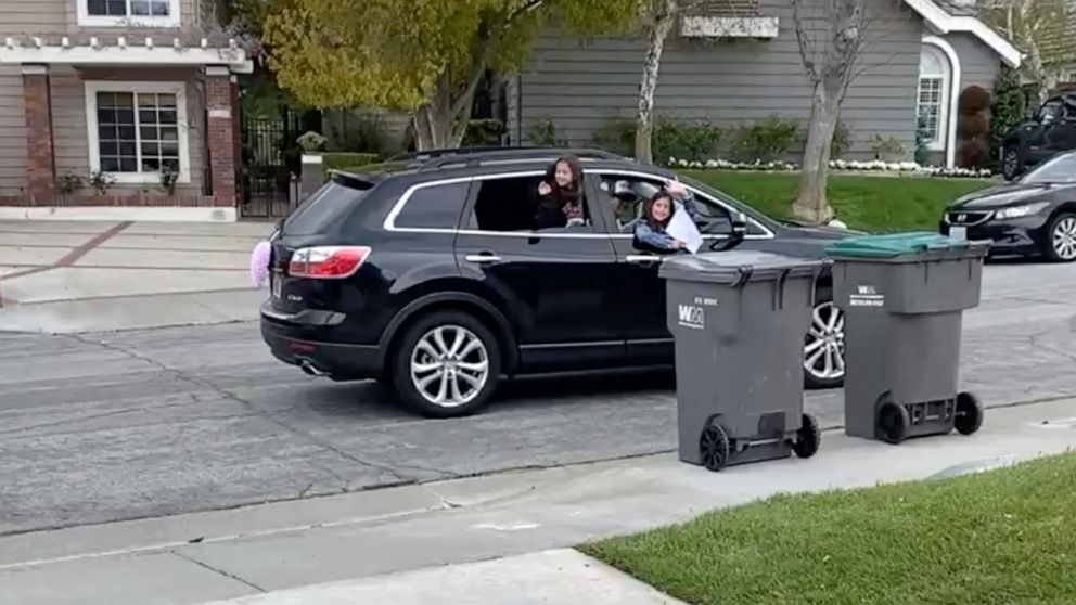 PHOTO: birthday boy gets car parade amid pandemic