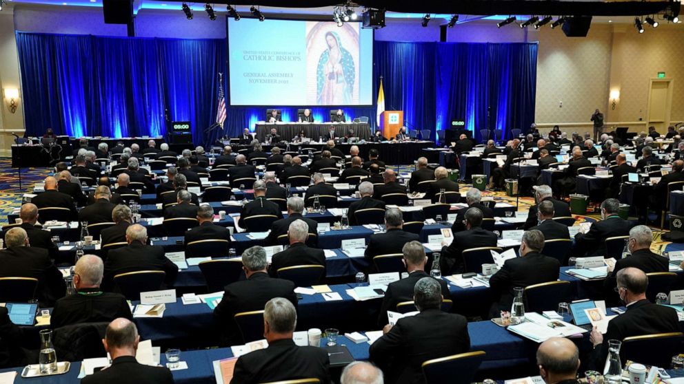 PHOTO: The U.S. Conference of Catholic Bishops (USCCB) hosts its annual General Assembly meeting in Baltimore, Nov. 16, 2021.