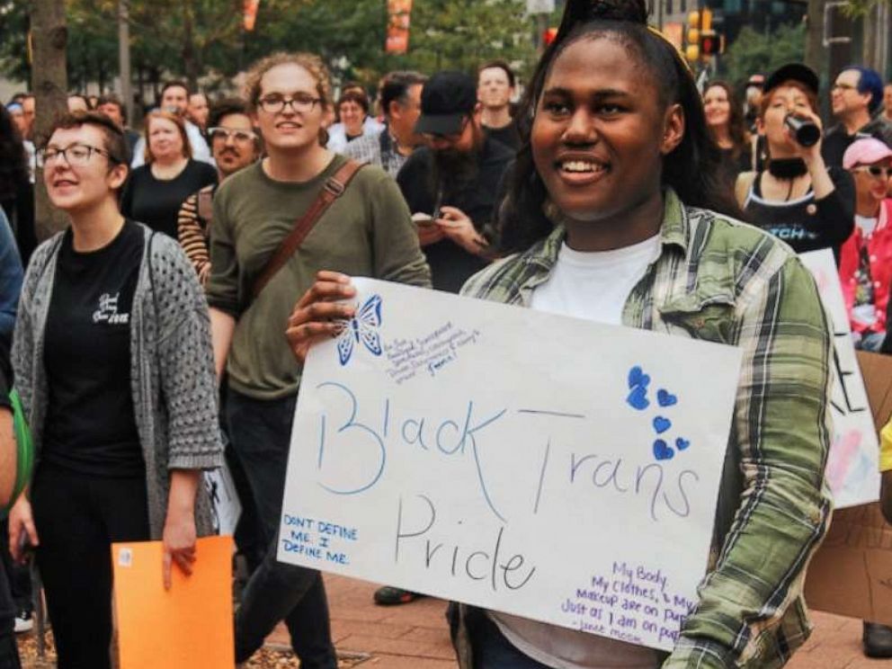 PHOTO: Philadelphias Transgender community rallied in Love Park in Center City Philadelphia before marching through downtown to demand basic human and civil rights on Oct. 6, 2018.