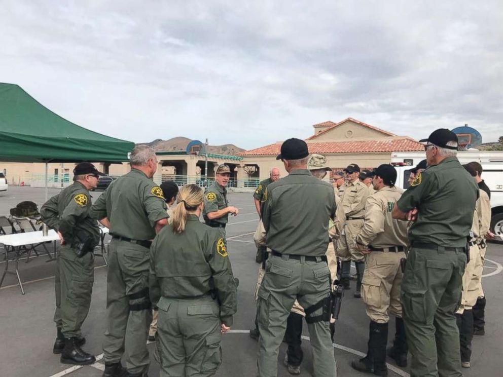 PHOTO: The Orange County Sheriff's Department posted this image to their Facebook page on Jan. 6, 2018, saying, "Approximately 25 OCSD Reserve deputies are searching the Whiting Ranch area."