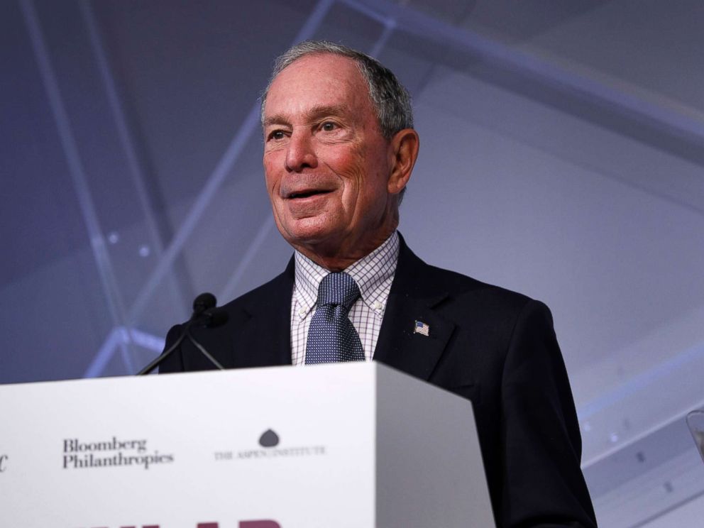 PHOTO: Michael Bloomberg speaks at CityLab Detroit, a global city summit, Oct. 29, 2018, in Detroit.