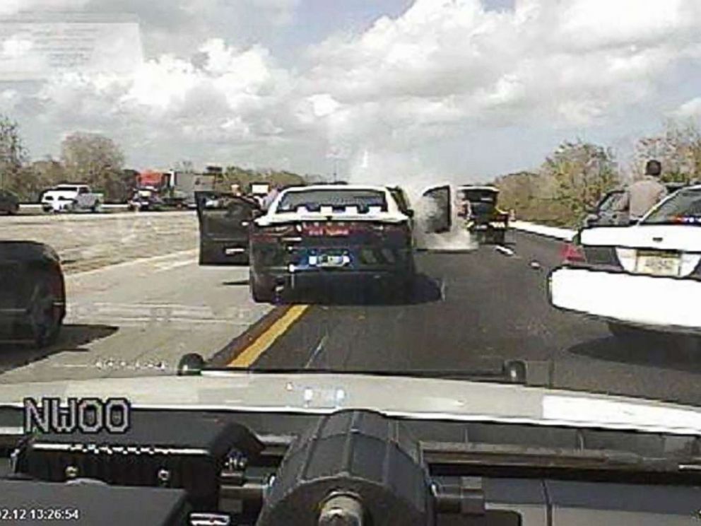 PHOTO: A man called 911 to say his gas pedal was broken as his car barreled down Interstate 95 in Florida at nearly 100 mph, Feb. 12, 2018.