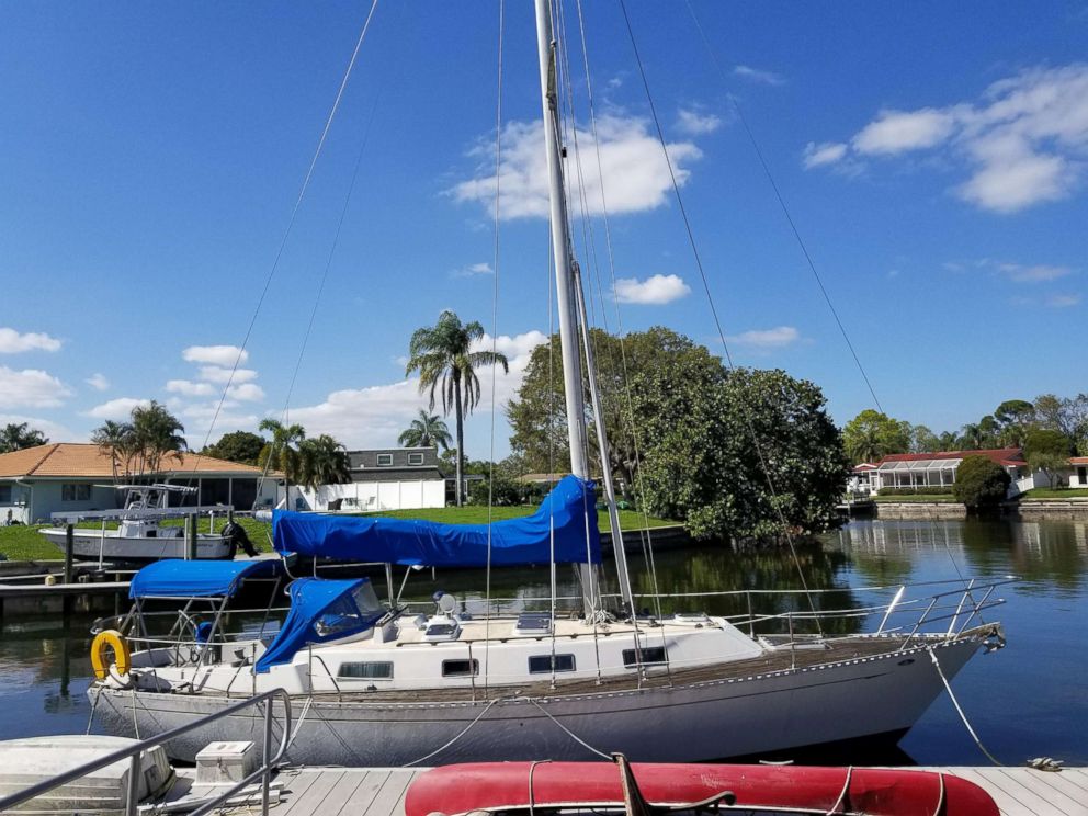 PHOTO: The new boat that Nikki Walsh and Tanner Broadwell purchased from Mark Reinecke after their boat sank. They paid $1 for it. 