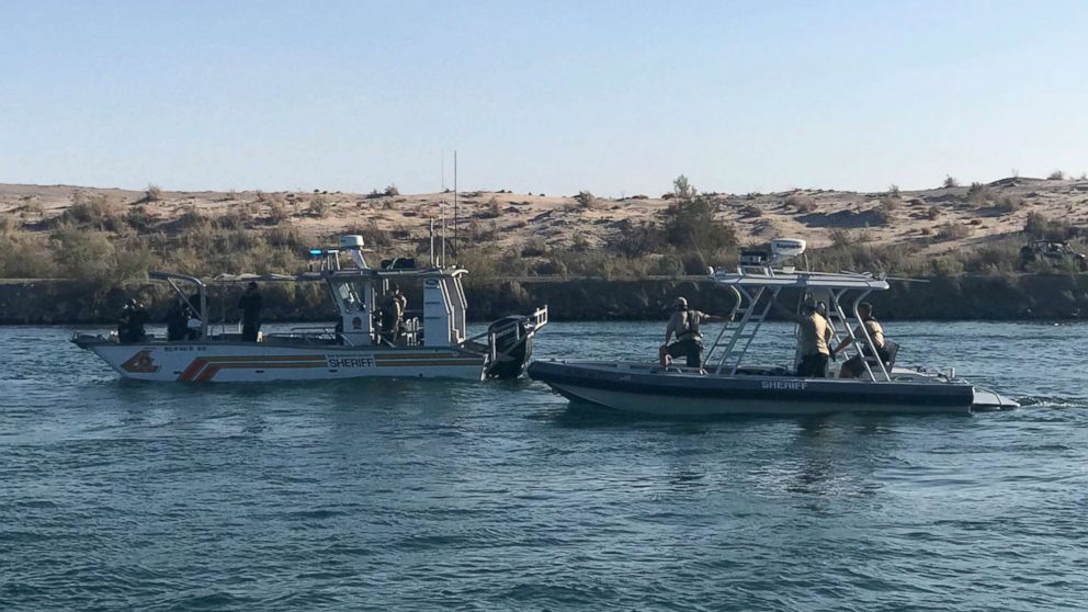 VIDEO: The two vessels collided head on at about 8 p.m. local time between Pirate Cove and the Topock Marina, north of Lake Havasu near the Moabi Regional Park, a recreational area on the Colorado River.