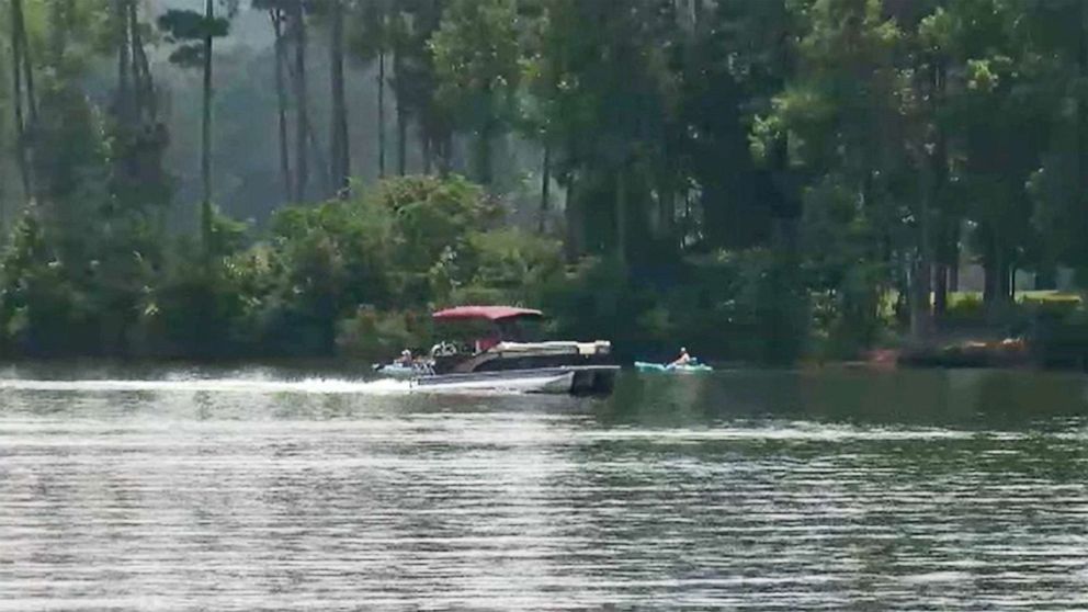 PHOTO: A boat crash in Georgia killed one and injured six others on Lake Tobesofkee in Macon, Ga., July 24, 2021.