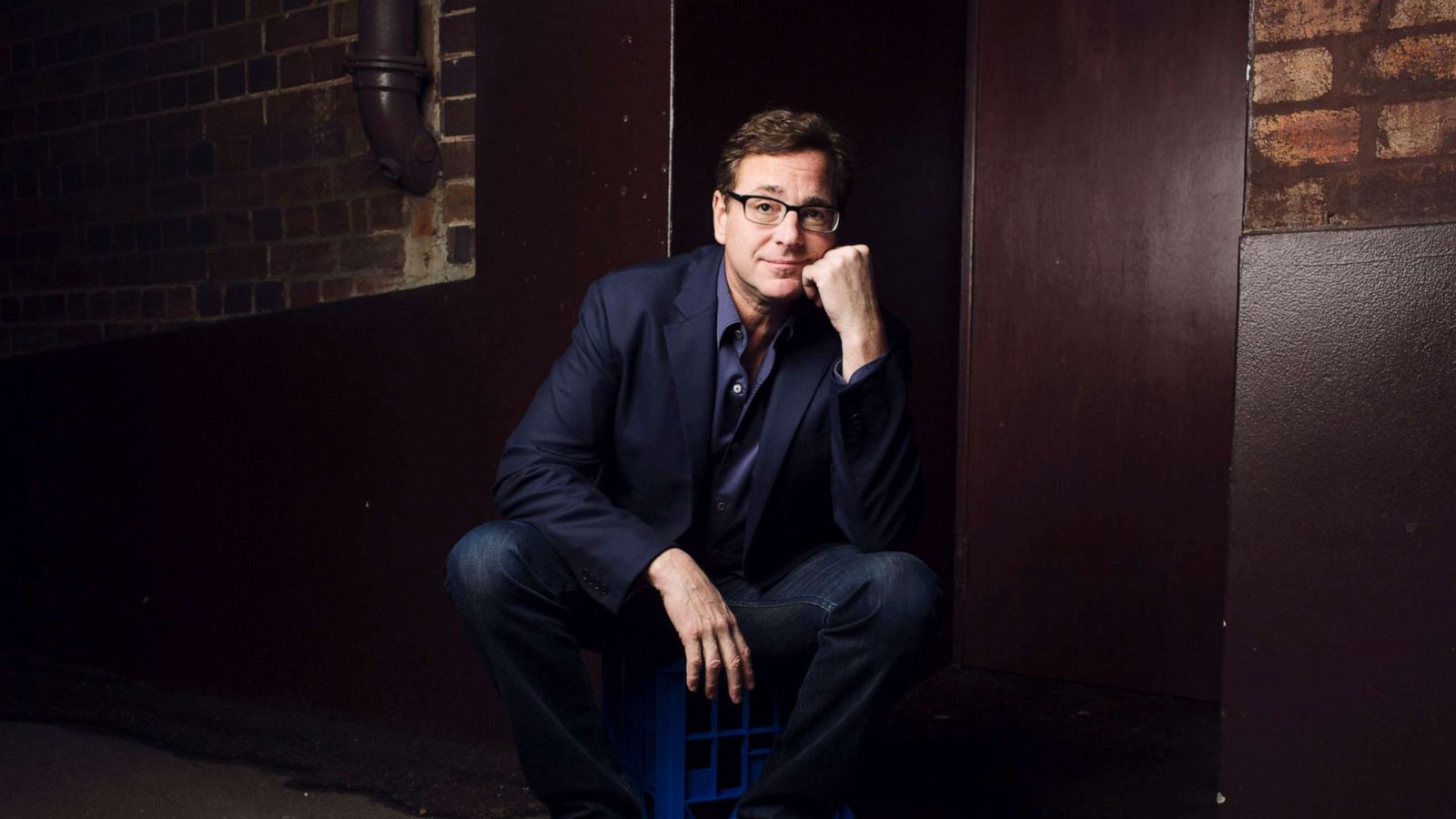 PHOTO: In this May 13, 2014, file photo, comedian and actor, Bob Saget, strikes a pose in Sydney ahead of a stand-up comedy show in Melbourne, Australia.