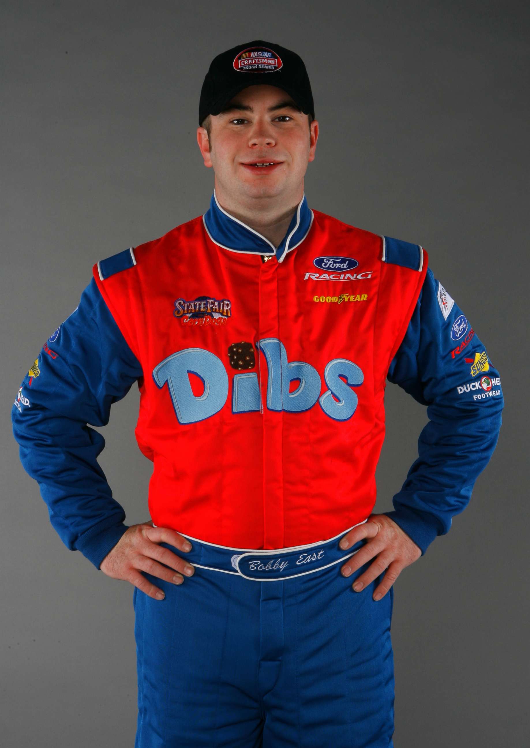PHOTO: In this Feb 9, 2006 file photo Bobby East, driver of the #21 Ford during the NASCAR Craftsman Truck Series media day at Daytona International Speedway in Daytona, Fla.