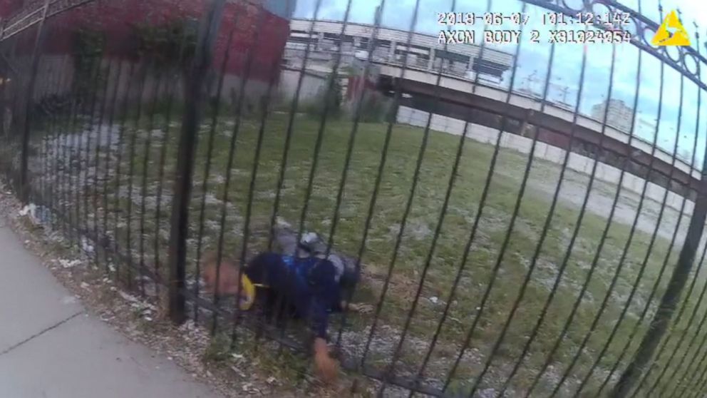 PHOTO: Chicago's Civilian Office of Police Accountability released body camera footage showing the moment 24-year-old Maurice Granton was shot while fleeing police on June 6 in the city's South Side. 