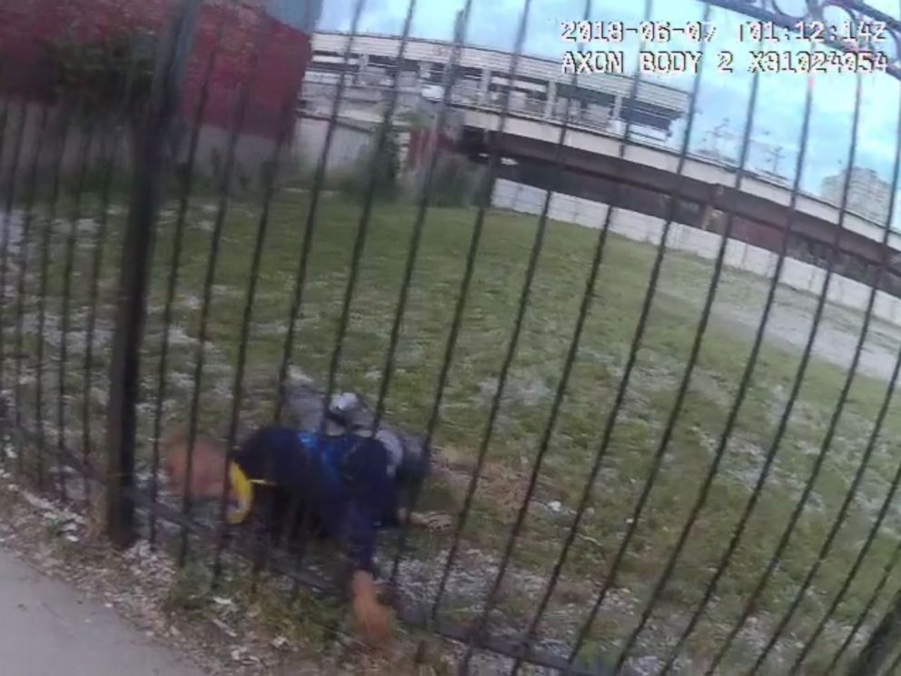 PHOTO: Chicagos Civilian Office of Police Accountability released body camera footage showing the moment 24-year-old Maurice Granton was shot while fleeing police on June 6 in the citys South Side.